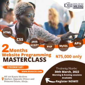 Learn Website Programming in 2 Months